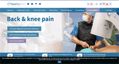 Desktop Screenshot of europainclinics.com